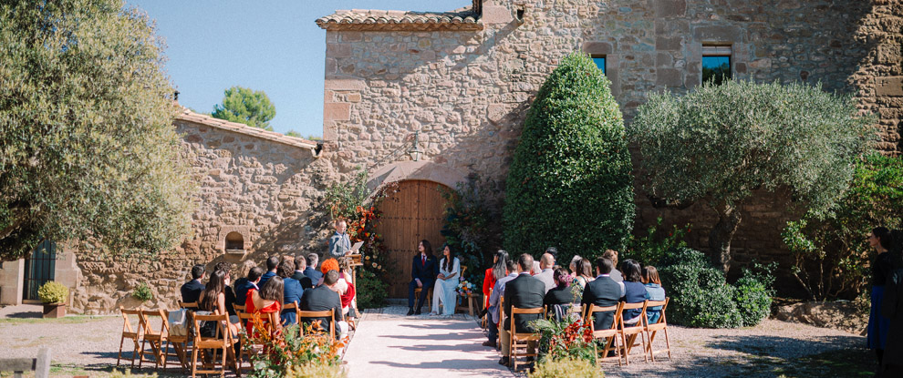 Cerimònia amb vistes a Montserrat